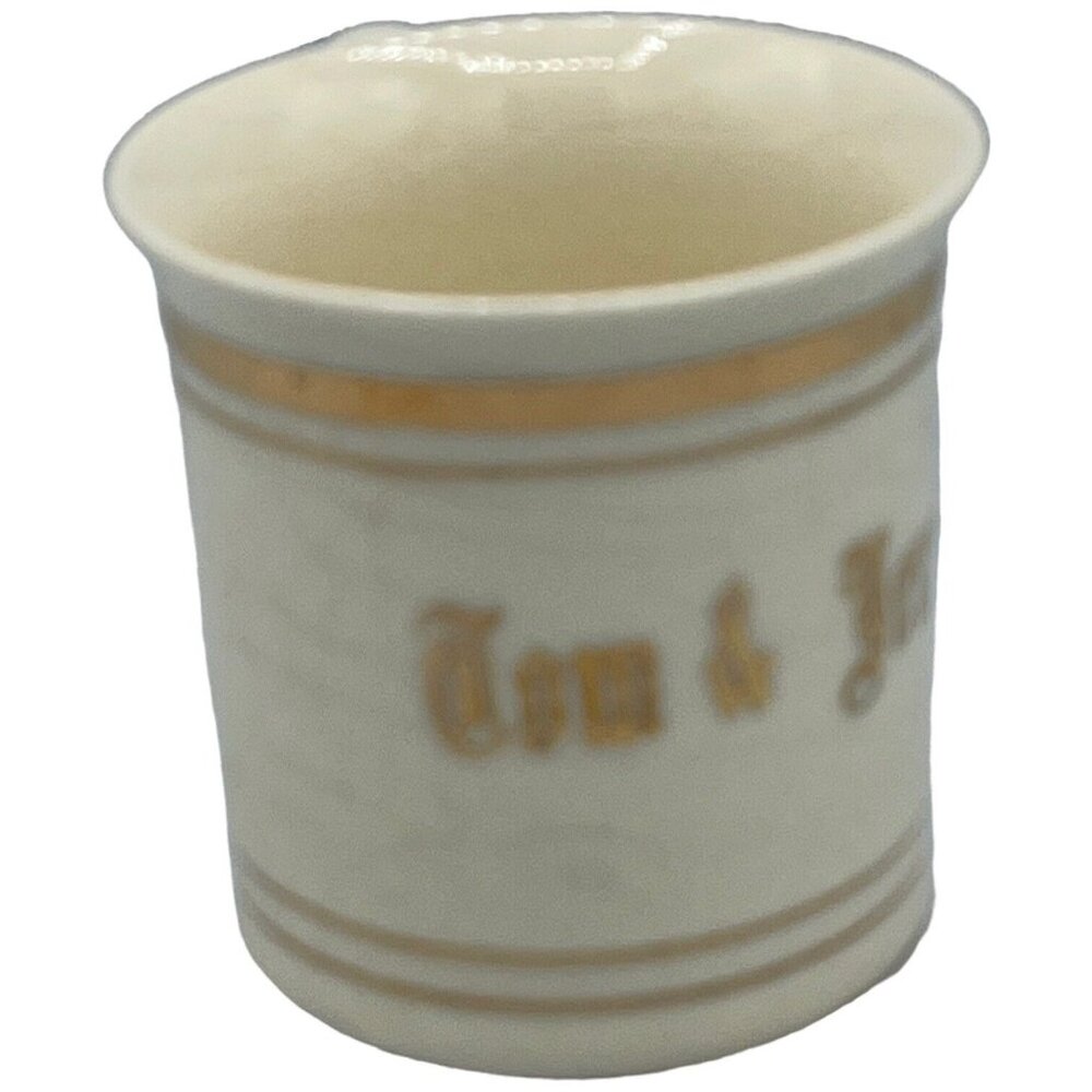 Chikaramachi Tom & Jerry Punch Cup Mug Gold Trim Vintage Replacement - Picture 5 of 11
